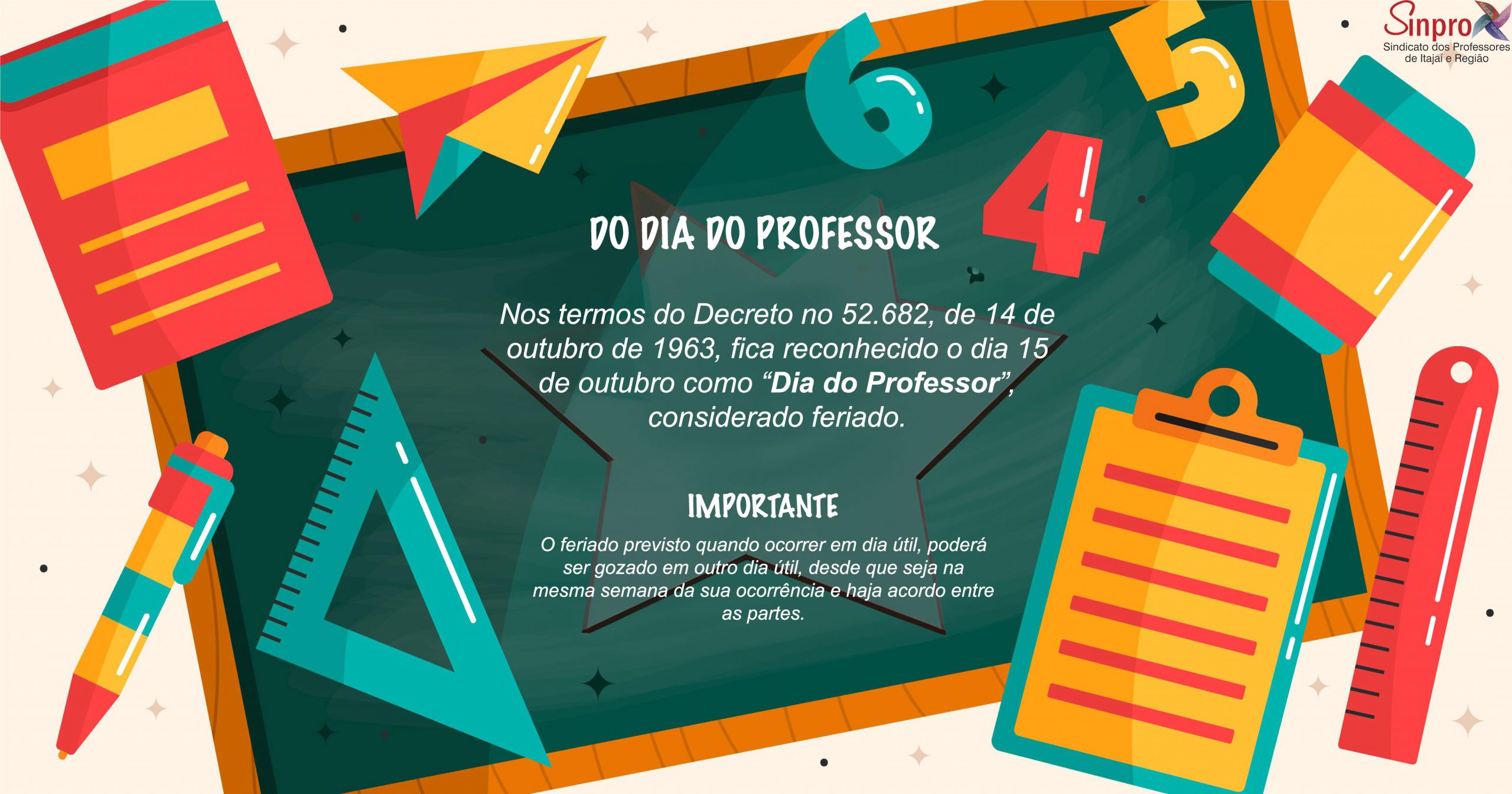 DO DIA DO PROFESSOR